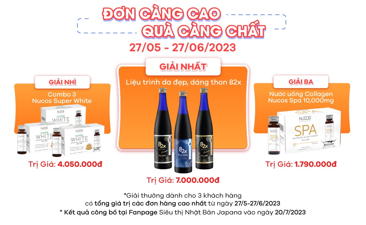 Thể lệ chương trình: ĐƠN CÀNG CAO - QUÀ CÀNG CHẤT JAPANA