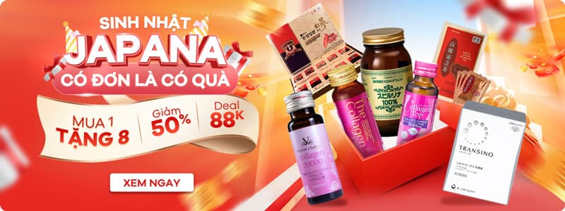Siêu Sale Sinh Nhật JAPANA - Mua là có quà!
