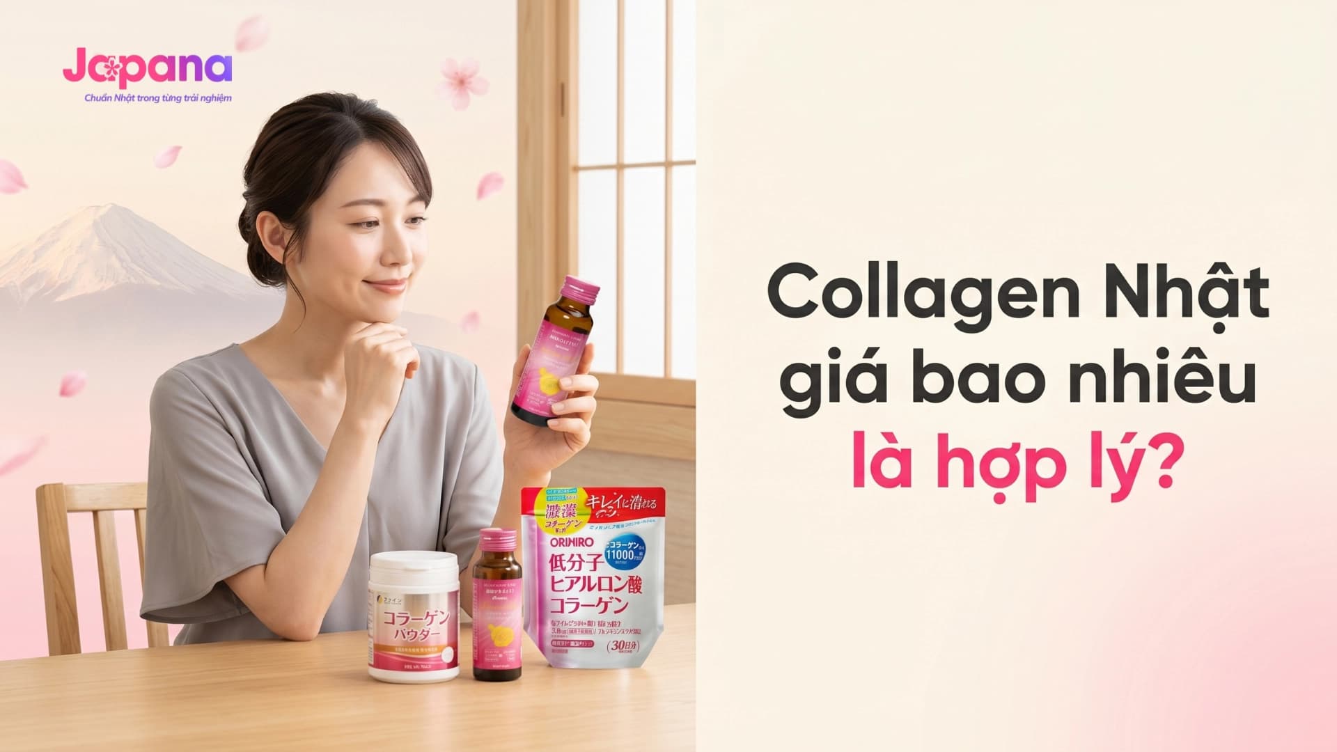 Bảng Giá Collagen Nhật Bản Tại Japana