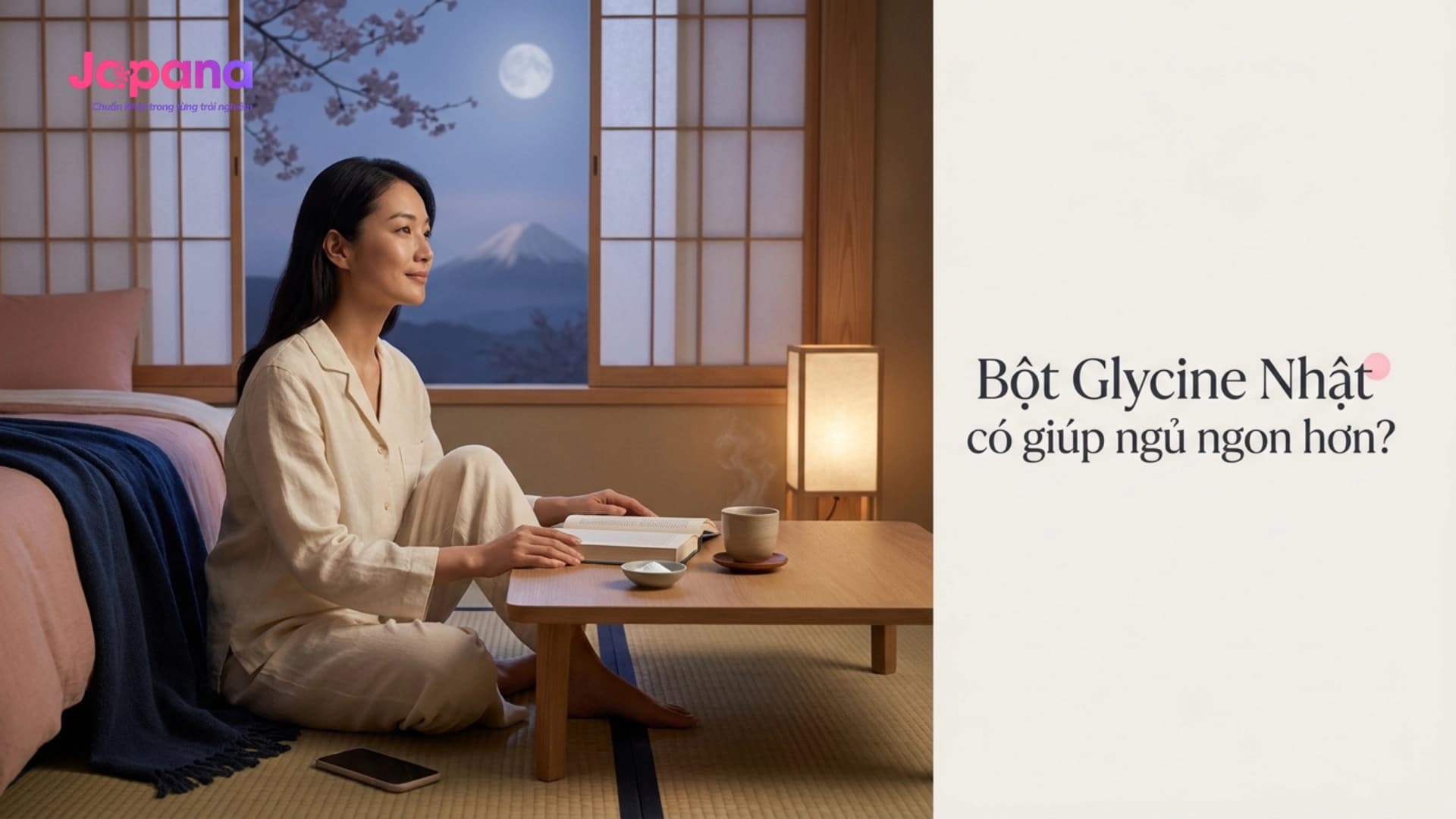 Bột Glycine Nhật Có Giúp Ngủ Sâu Giấc Hơn Không? 