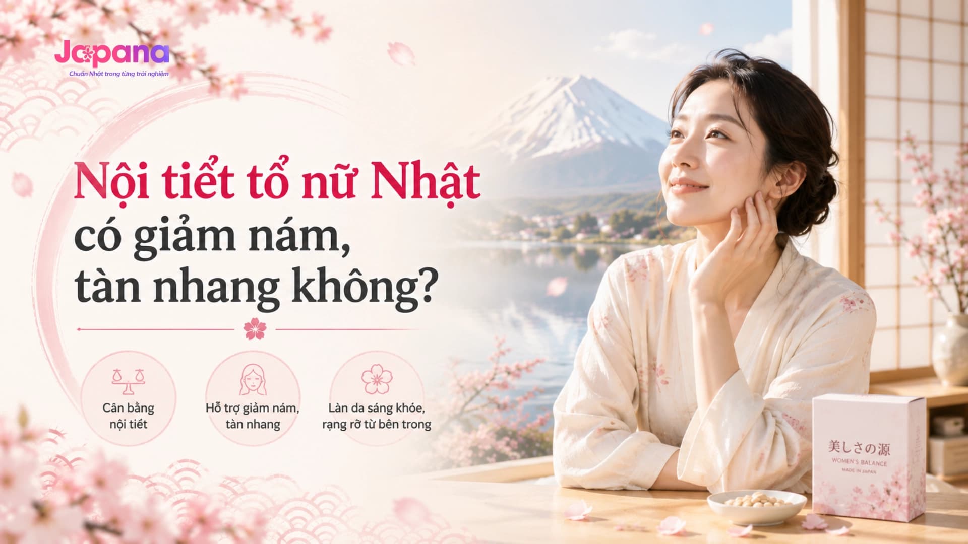 Nội tiết tố nữ Nhật có giảm nám, tàn nhang không?