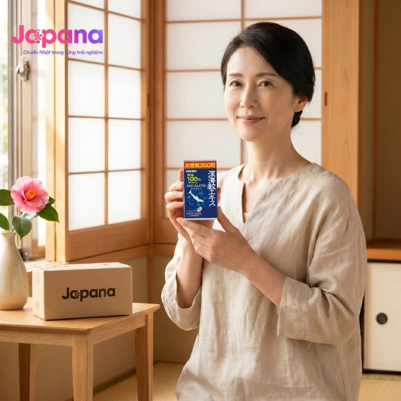 Viên uống dầu gan cá mập Orihiro 360 viên