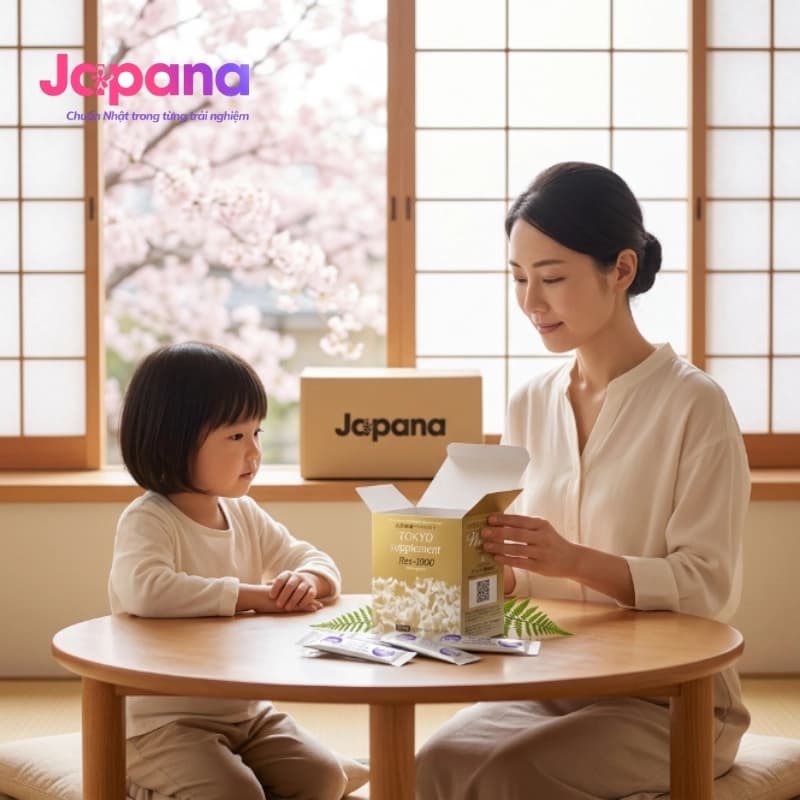 Bột uống hỗ trợ tăng cường miễn dịch Tokyo Res 1000 30 gói