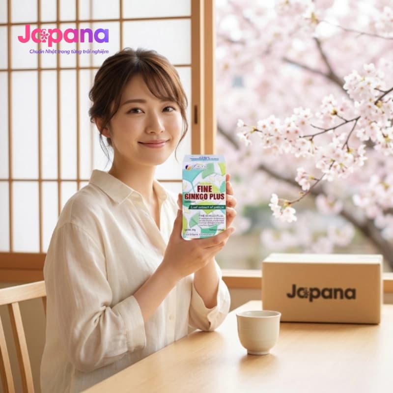 Viên uống bổ não Fine Ginkgo Plus Nhật Bản 400 viên