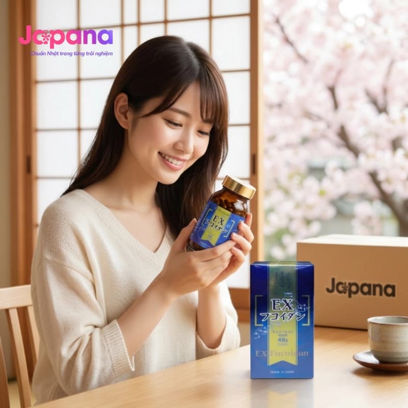 Viên uống hỗ trợ điều trị ung thư Fucoidan Okinawa Kanehide Bio EX 323mg - 150 viên