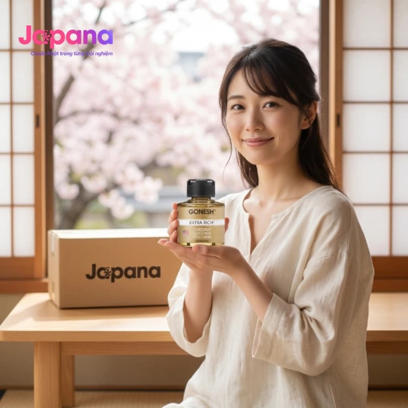 Nước thơm làm mát không khí Nippon Kodo Gonesh Air 74ml (Hương dừa)