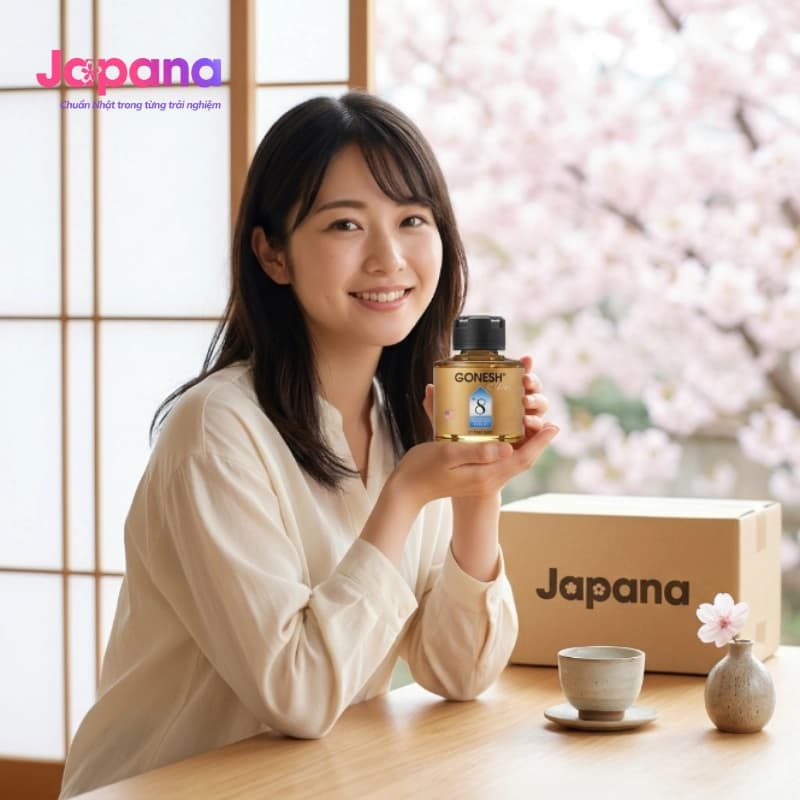 Nước thơm làm mát không khí Nippon Kodo Gonesh Air No.8 74ml (Hương hoa quả mọng)