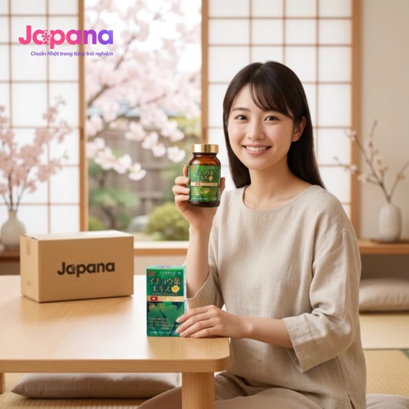 Viên uống bổ não Ribeto Shoji Ichoha Ekisu Plus - 90 viên