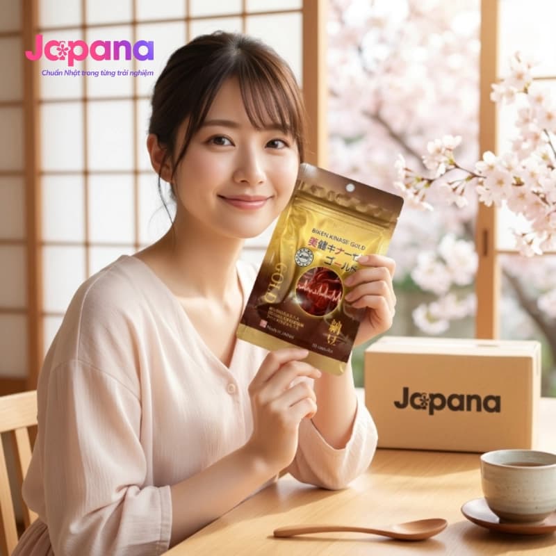 Viên uống phòng ngừa & hỗ trợ điều trị đột quỵ Biken Kinase Gold 20 viên