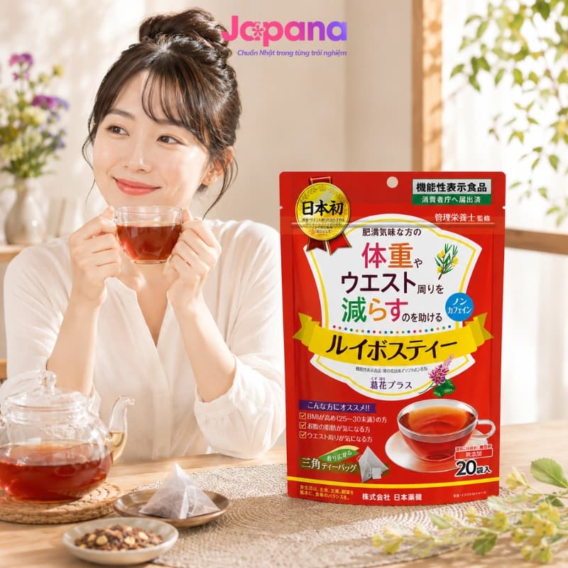 Trà Rooibos Kudzu Flower Plus 1.9g x 20 gói