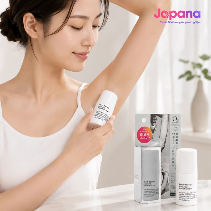 Thanh lăn khử mùi Quick Beauty Medicated Deodorant 20g