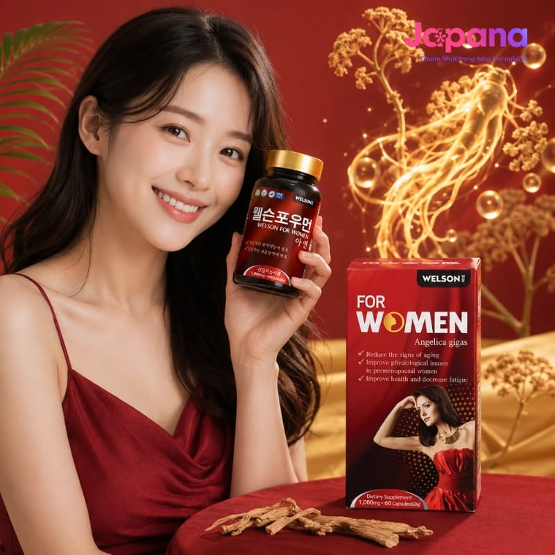 Viên uống cải thiện nội tiết tố nữ Welson For Women Hàn Quốc 60 viên