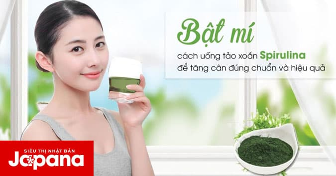 Mách bạn cách tăng cân chuẩn khoa học với tảo xoắn Spirulina