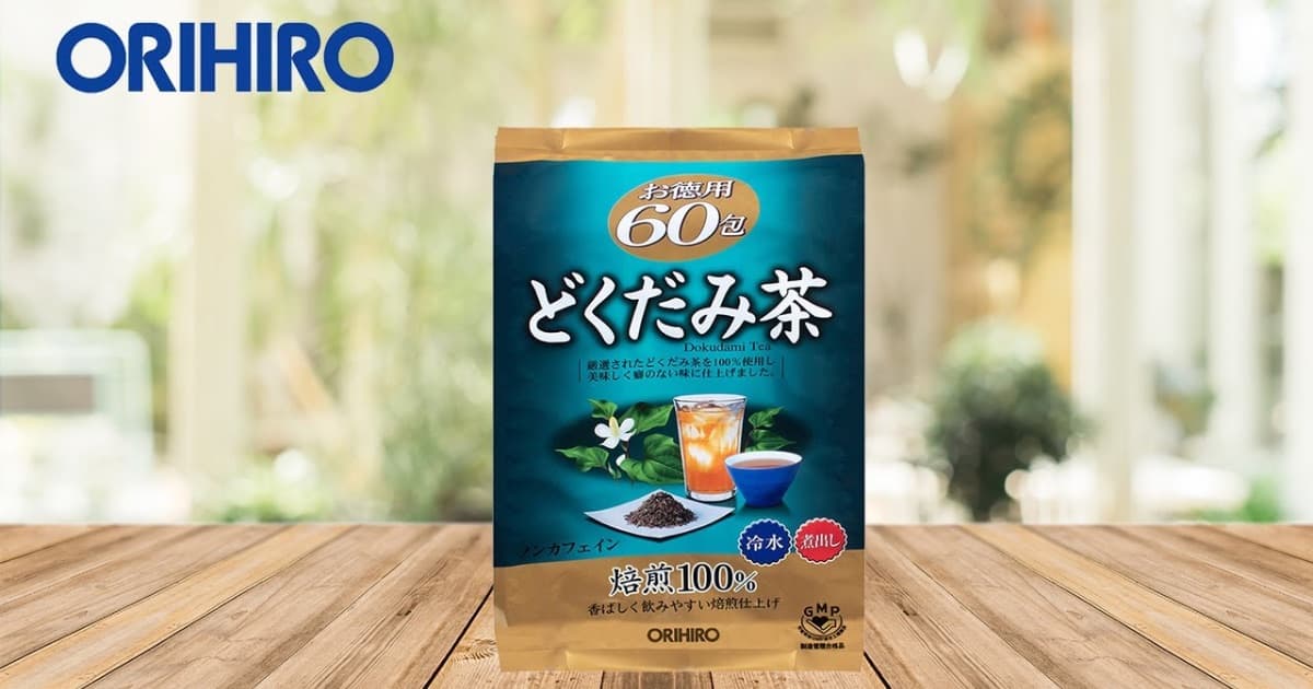 Review Trà diếp cá hỗ trợ thải độc Dokudami Orihiro: mát gan, đẹp da, ngừa táo bón