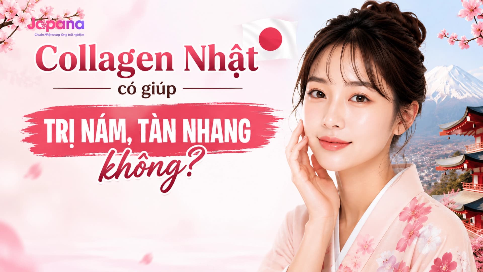 Collagen Nhật có giúp trị nám, tàn nhang không?