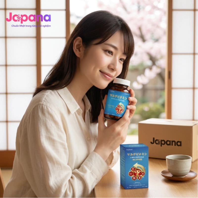 Viên uống hỗ trợ tăng cường sức khỏe Fujina Multivitamin 30 viên