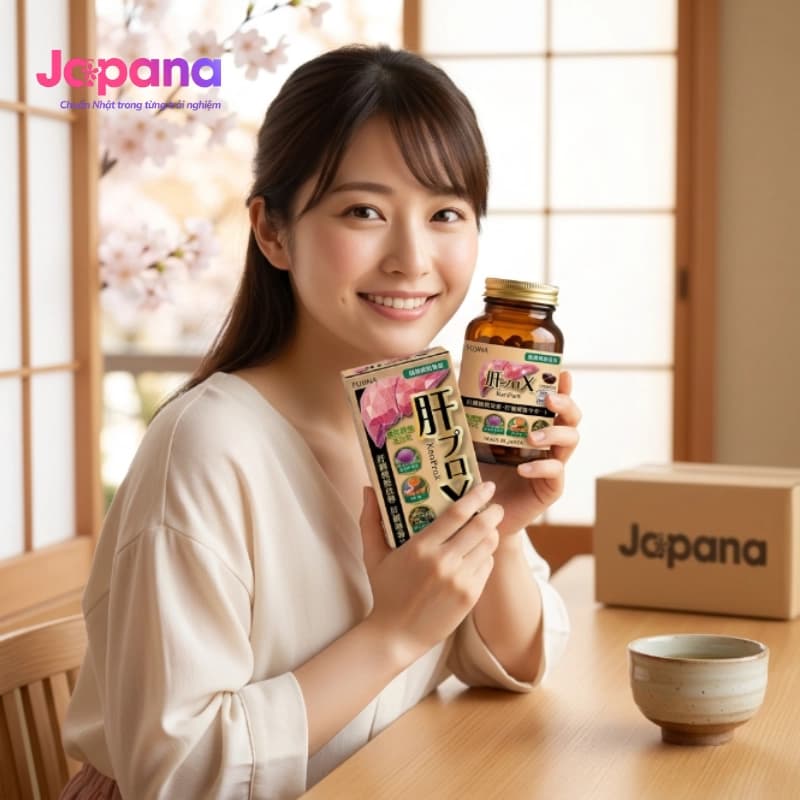 Viên uống bổ gan Kanprox Fujina 60 viên