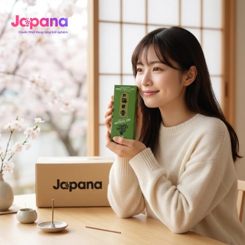 Hương Nippon Kodo Morning Star Green Tea 200 que (Hương trà xanh)