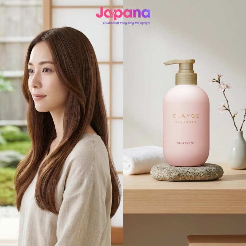Dầu xả đất sét khoáng dưỡng ẩm suôn mượt CLAYGE Treatment M - 500ml