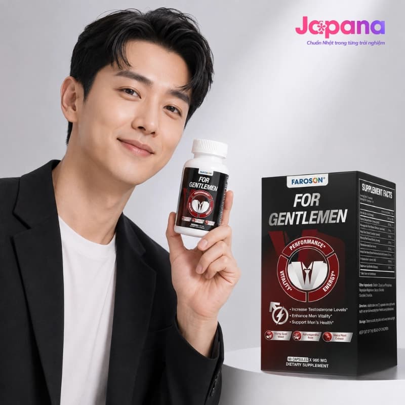 Viên uống hỗ trợ cải thiện sinh lý nam Faroson For Gentlemen - 60 viên