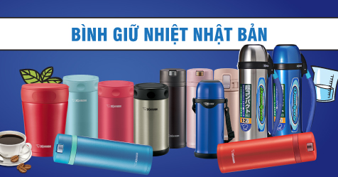 Sản phẩm bình giữ nhiệt Nhật Bản