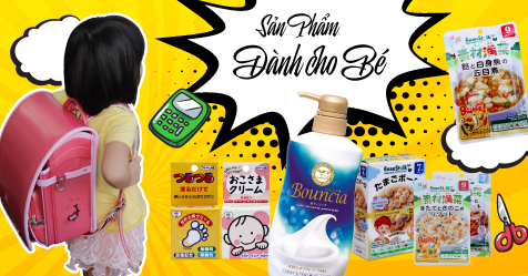 Sản phẩm dành cho bé Nhật Bản