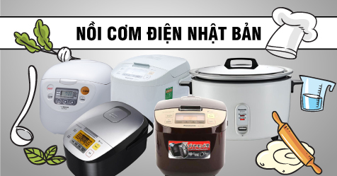 Sản phẩm nồi cơm điện Nhật Bản