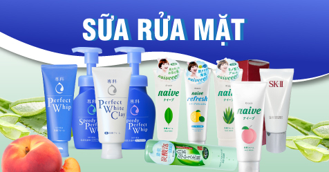 Sữa rửa mặt Nhật Bản