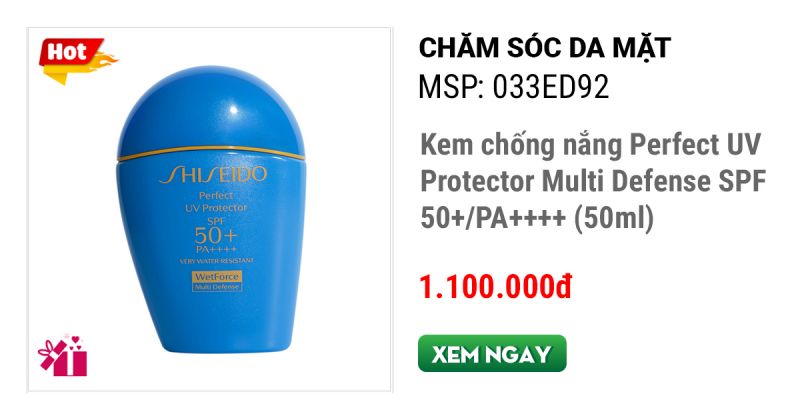 Kem chống nắng Perfect UV Protector Multi Defense SPF 50+/PA++++ (50ml)