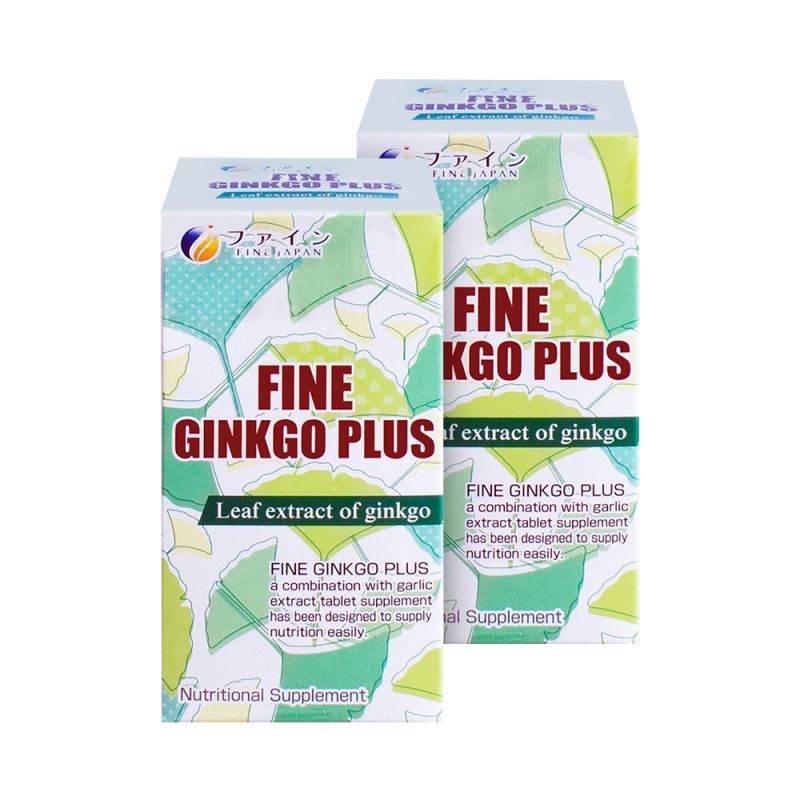 Combo of 2 boxes of Fine Ginkgo Plus brain supplements