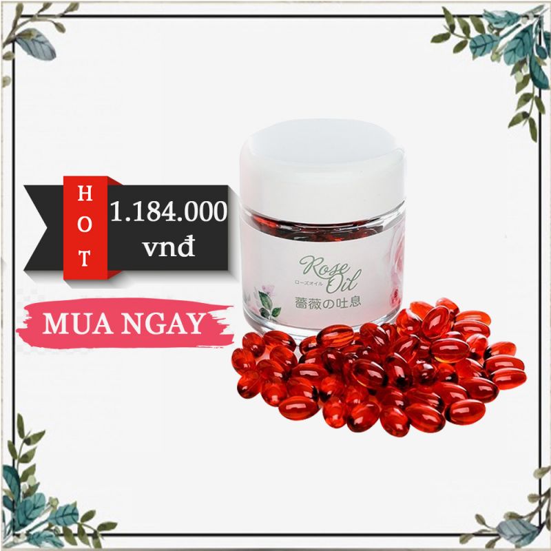 Viên uống khử mùi Rose Oil