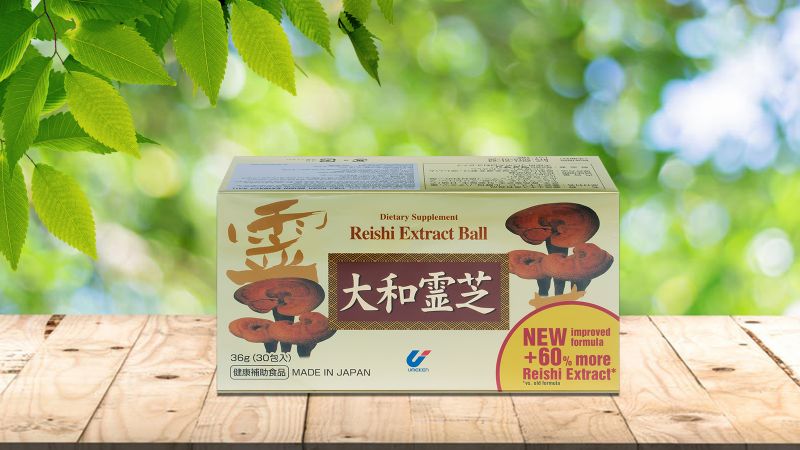 Nấm Linh Chi Umeken Reishi Extract Ball (Hộp 30 gói x 36g)