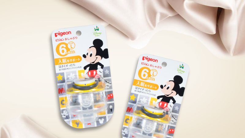 Ty ngậm silicone Pigeon 6m+ (size L) 