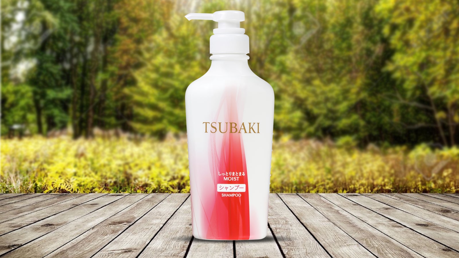 Dầu gội dưỡng ẩm và giữ nếp Shiseido Tsubaki Moist 450ml