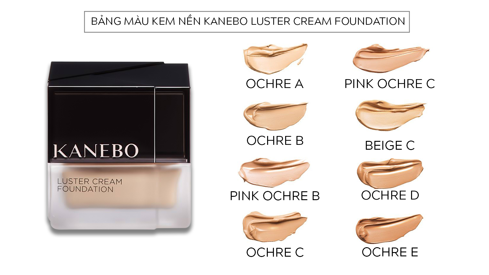 Kem nền Kanebo Luster Cream Foundation SPF 15 30ml