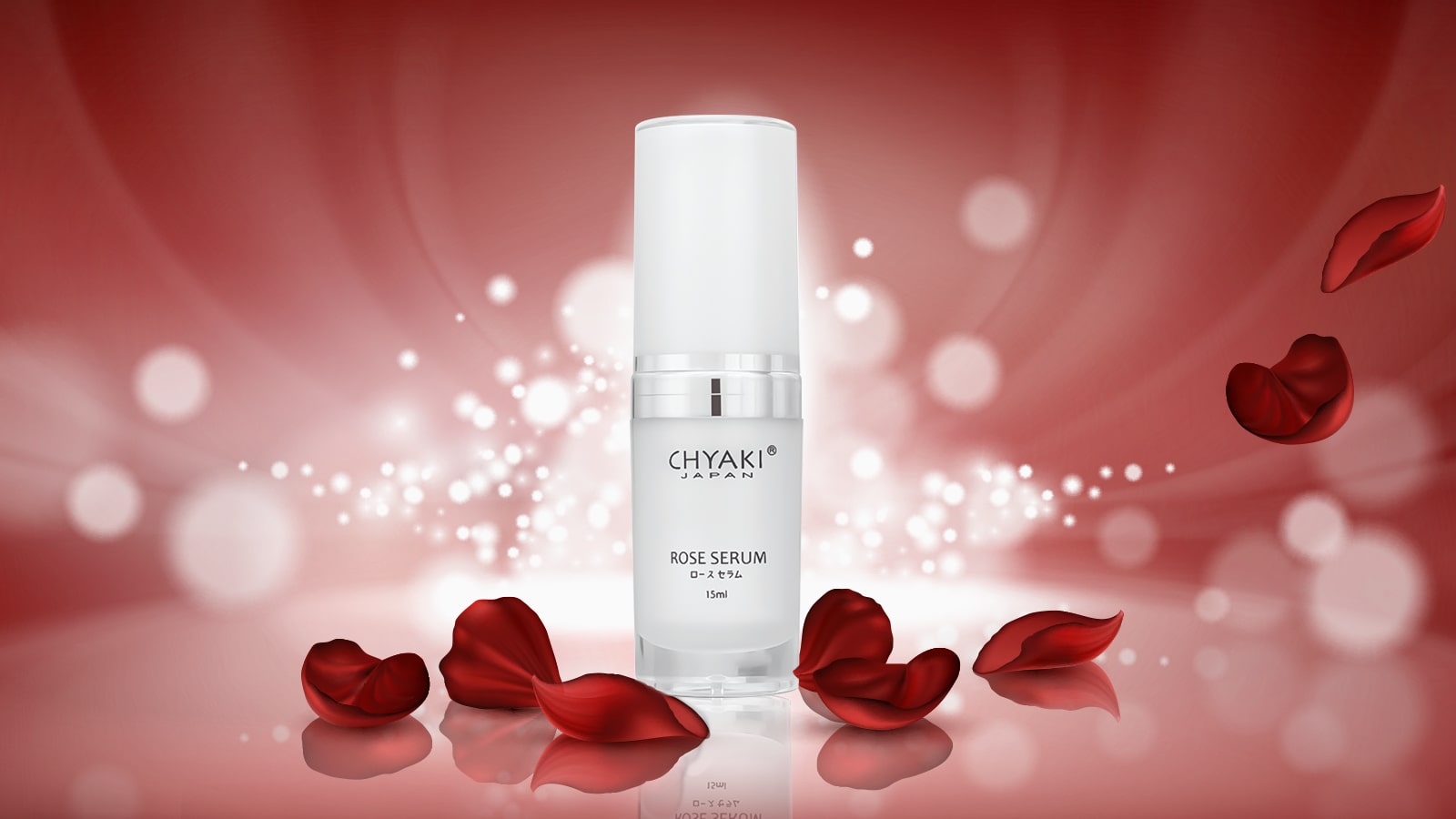 Tinh chất hoa hồng dưỡng da sáng mịn Chyaki Rose Serum 15ml
