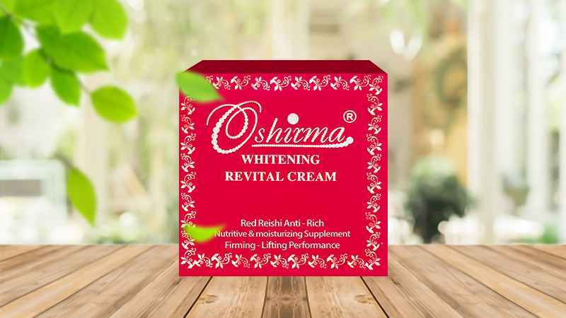 Kem sữa linh chi đỏ làm mờ thâm nám và giữ ẩm ban đêm Oshirma