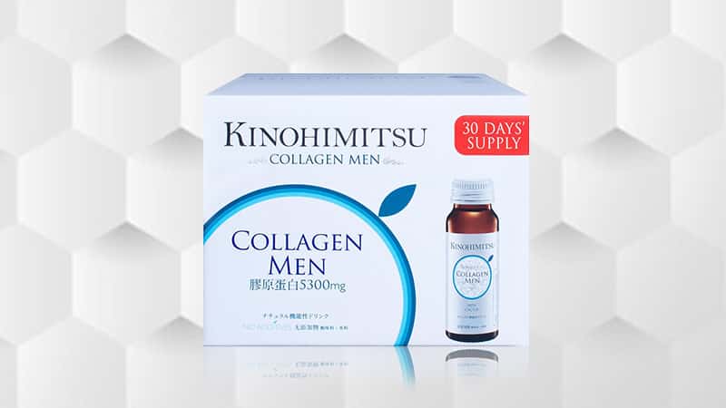 Nước uống đẹp da Kinohimitsu Collagen Men (Hộp 16 chai x 50 ml)