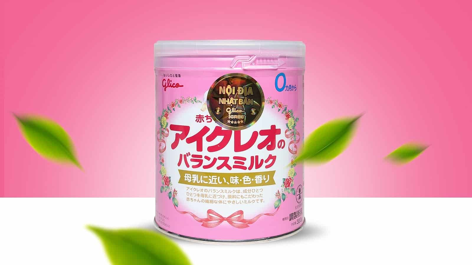 Sữa Glico Icreo số 0 Nhật Bản 320g (Cho bé 0 - 12 tháng)