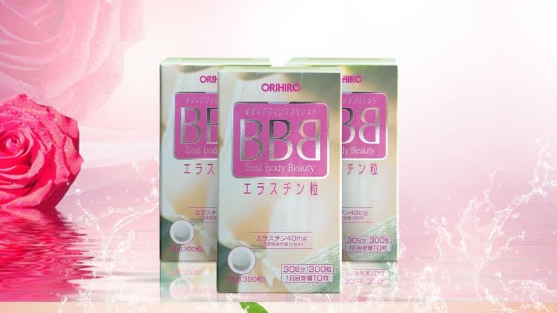 Viên uống hỗ trợ nở ngực Orihiro BBB Best Body Beauty 300 viên
