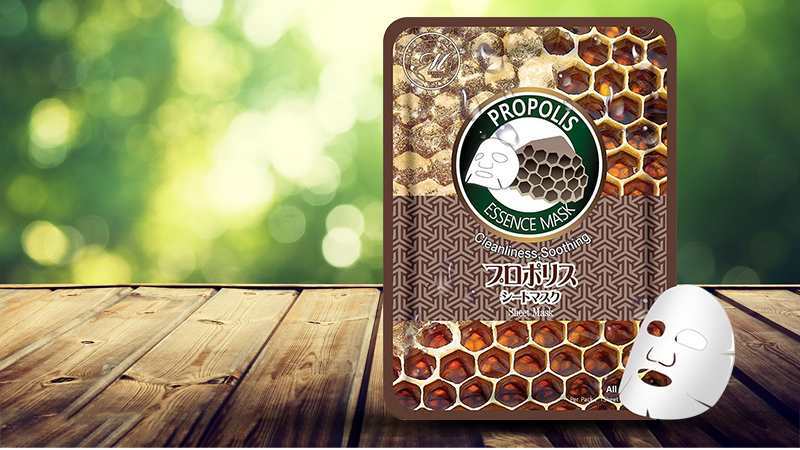 Mặt nạ mật ong Mitomo Natural Propolis Cleanliness and Soothing (1 miếng)