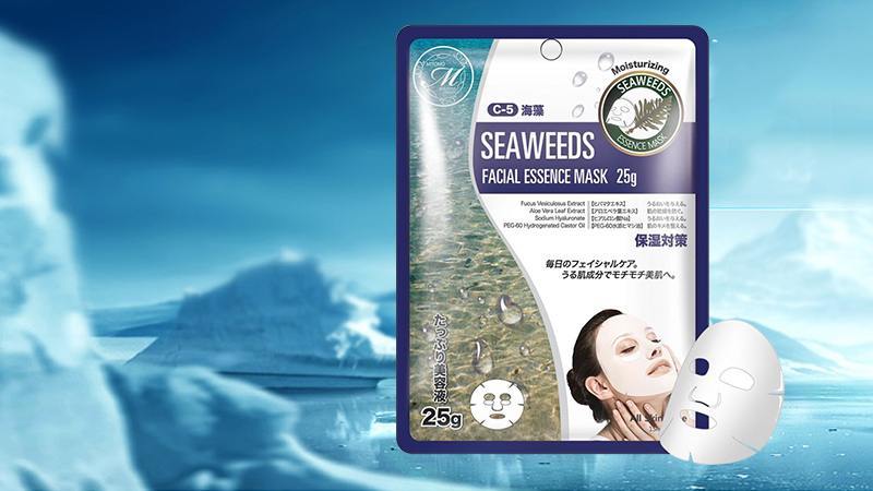 Mặt nạ tảo biển Mitomo Natural Seaweed Moisturizing (1 miếng)