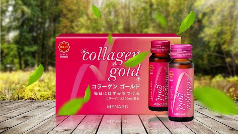 Nước uống Menard Collagen Gold (Hộp 10 chai x 30ml)