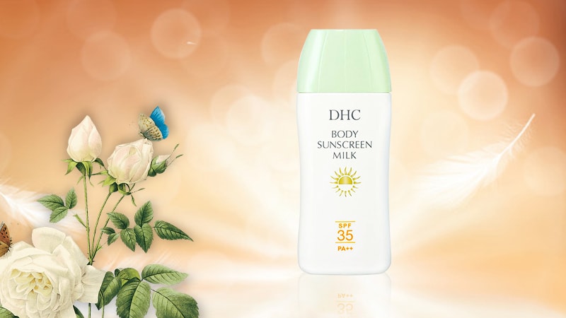 dhc body sunscreen milk