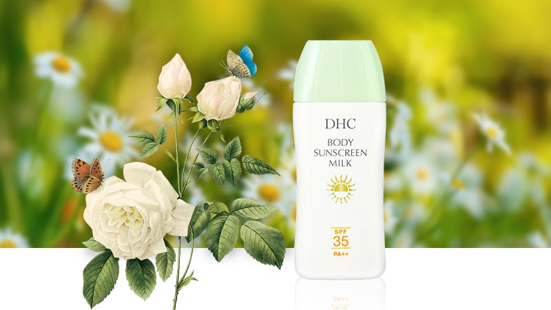 dhc body sunscreen milk