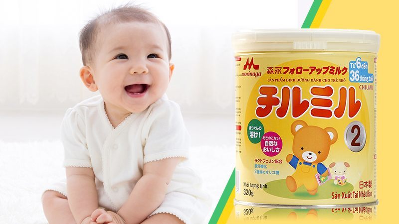 Sữa Morinaga Chimil số 2 Nhật Bản 320g (Cho bé 6 - 36 tháng)