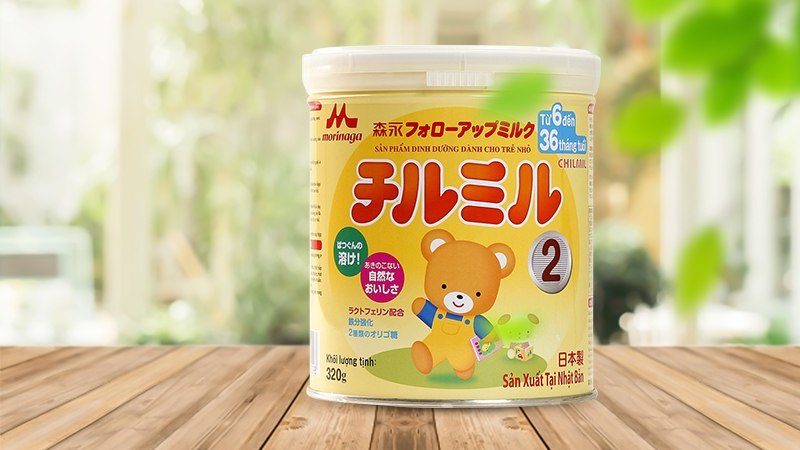 Sữa Morinaga Chimil số 2 Nhật Bản 320g (Cho bé 6 - 36 tháng)