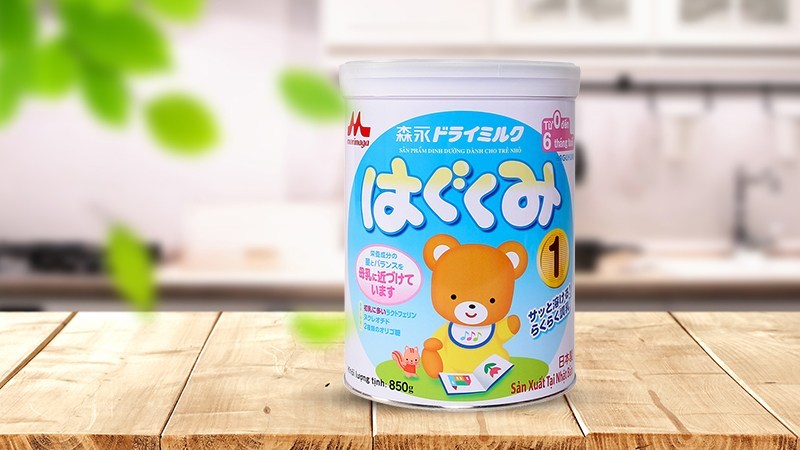 Sữa Morinaga Hagukumi số 1 Nhật Bản 850g (Cho bé 0 - 6 tháng)