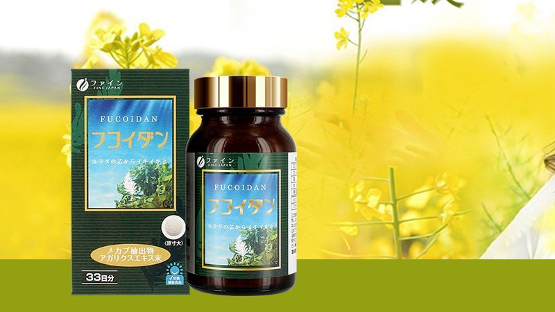 Viên uống hỗ trợ điều trị ung thư Fucoidan Fine Japan 198 viên