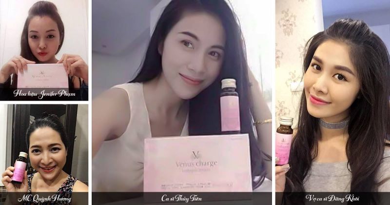 Nước uống Venus Charge Collagen Peptide 20000mg Nhật Bản